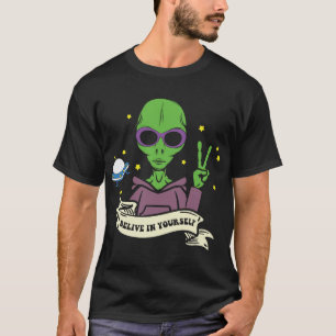 T-shirt Crois En Ton Espace Alien