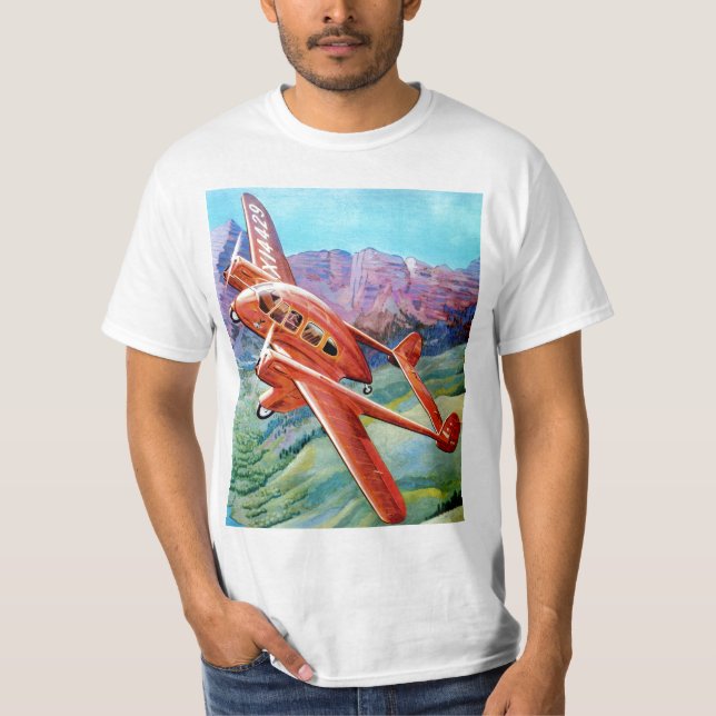 T-shirt Croisé - aile de vol de Shelton (Devant)