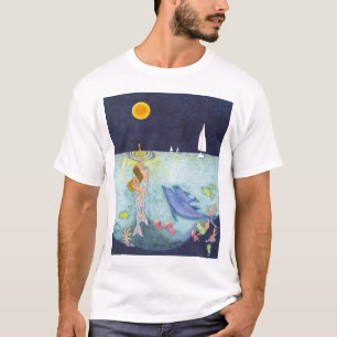 T-shirt Croisement I de clair de lune