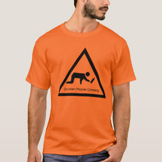 T-shirt Croisement ivre de personnes