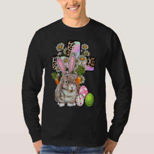 T-shirt Croisez Pâques Jour de Pâques Bonnets lapins Jour