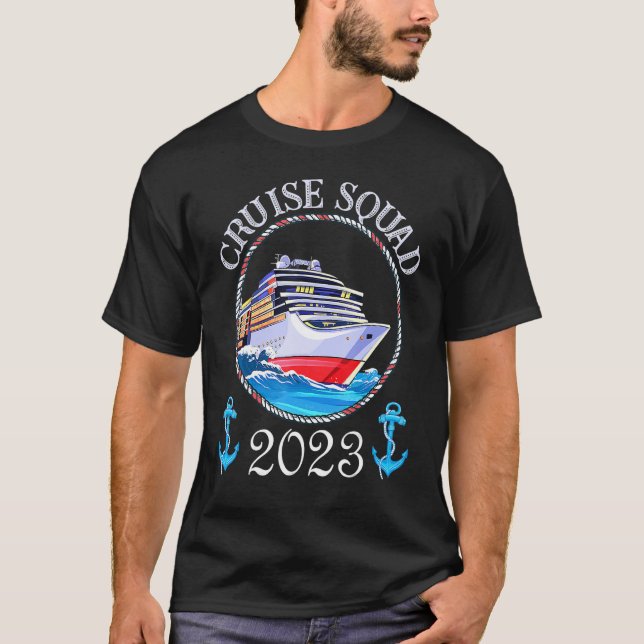T-shirt Croisière 2023 Croiseurs jumelés croisière en fami (Devant)