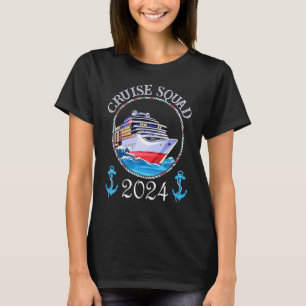 T-shirt Croisière 2024 Croiseurs jumelés croisière en fami
