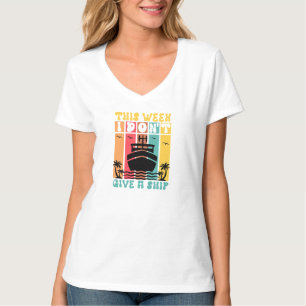 T-shirt Croisière amusante
