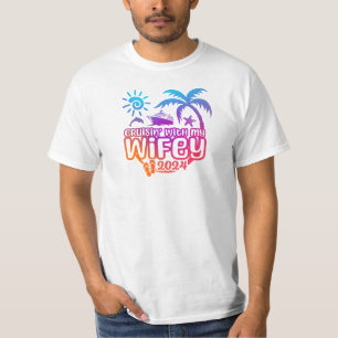 T-shirt Croisière anniversaire pour mari