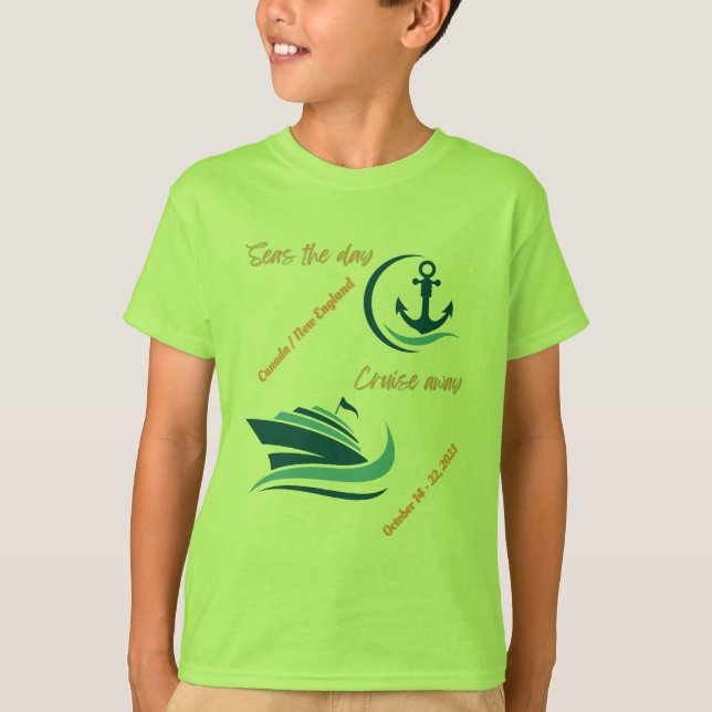 T-shirt Croisière Canada / Nouvelle-Angleterre 10/23 (Devant)