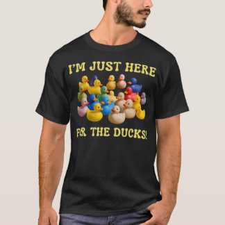 T-shirt Croisière Canard Je Suis Ici Pour Les Canards Expl