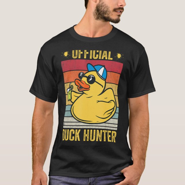 T-shirt Croisière Canards, Chasseur Officiel De Canards, C (Devant)
