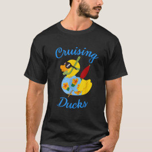 T-shirt Croisière Canards Vacances Plage Bum Caoutchouc Ca
