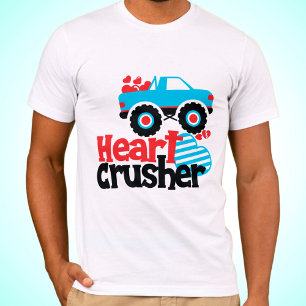 T-shirt Croisière Coeur de Camion Monster bleu Valentine