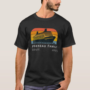 T-shirt Croisière Coucher de soleil en famille Personnalis