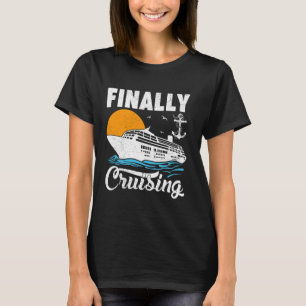 T-shirt Croisière croisière croisière Retro Sunset Cruise