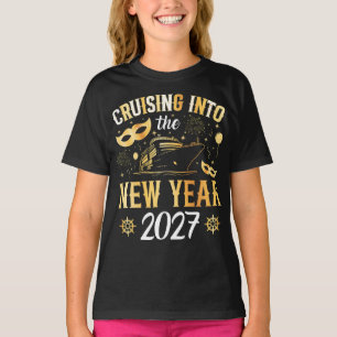 T-shirt Croisière dans la nouvelle année 2027 Fille