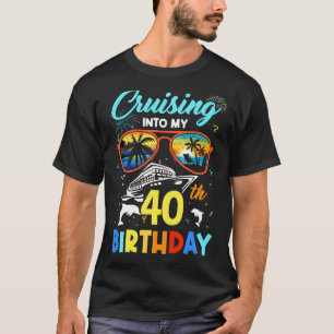 T-shirt Croisière Dans Mon 40e anniversaire Croisière de f