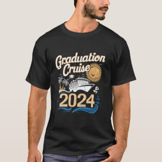 T-shirt Croisière de fin d'études 2024 Aventure océanique