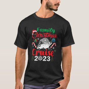 T-shirt Croisière de Noël en famille 2023 Merry Cruisemas