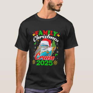 T-shirt Croisière de Noël en famille 2025 Xmas Santa Elf S
