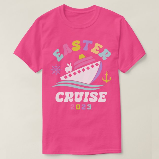 T-shirt Croisière de Pâques 2023 Correspondance famille vo (Design devant)