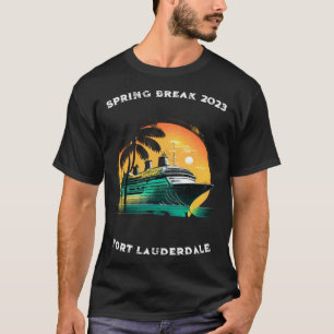 T-shirt Croisière de printemps Fort Lauderdale Floride 202