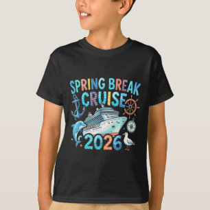 T-shirt Croisière de vacances de printemps 2026 en famille