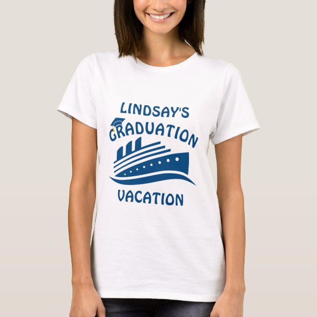 T-shirt Croisière de vacances d'études (Devant)
