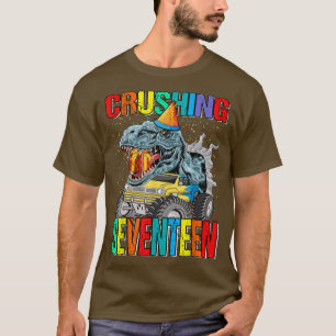 T-shirt Croisière dix-sept Anniversaire Monster Truck Dino