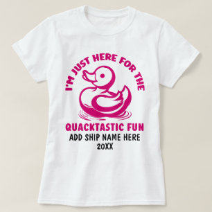 T-shirt croisière en canard en caoutchouc mignon e
