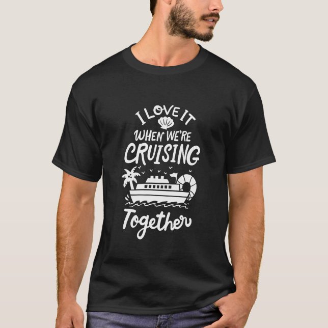 T-shirt Croisière en croisière (Devant)