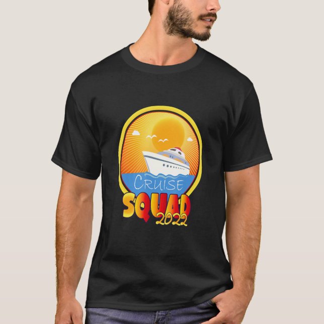 T-shirt Croisière en famille 2022 Croisière en groupe fami (Devant)