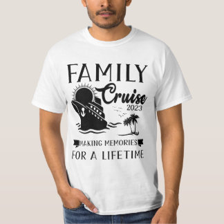 T-shirt Croisière en famille 2023 fait des souvenirs pour 