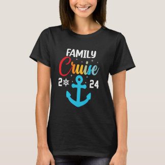 T-shirt Croisière en famille 2024 Vacances d'été 2024 F