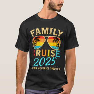 T-shirt Croisière en famille 2025 Plage Correspondant vaca