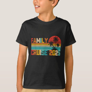 T-shirt Croisière en famille 2025 Plage Correspondant vaca