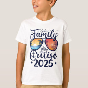 T-shirt Croisière en famille 2025 Vacances d'été en famill