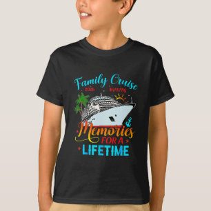 T-shirt Croisière en famille 2026 Créer des souvenirs pour