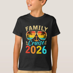 T-shirt Croisière en famille 2026 Souvenirs Voyage d'été B