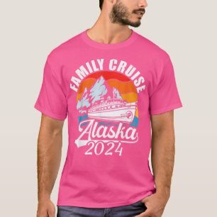 T-shirt Croisière en famille Alaska 2024 Vacances jumelées