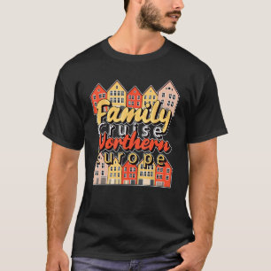 T-shirt Croisière en famille Correspondance de groupe Euro