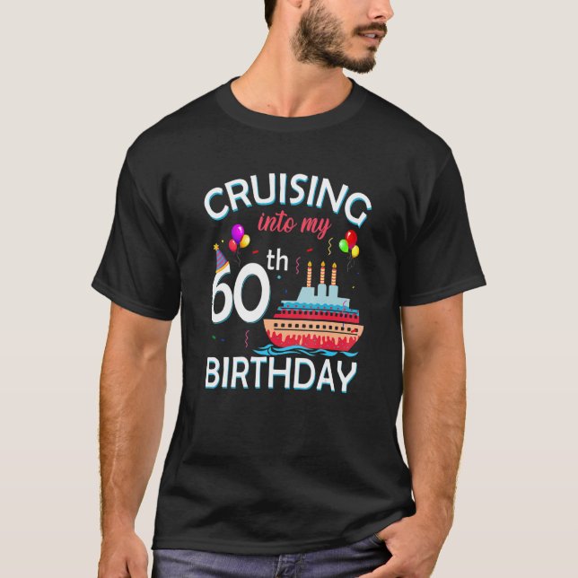 T-shirt Croisière En Mon 60e Anniversaire Croisière 60 Ans (Devant)