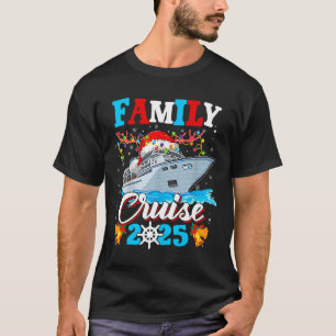 T-shirt Croisière familiale 2025 Croisière de Noël à assor