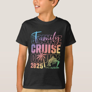 T-shirt Croisière familiale 2025 Vacances d'été en famille