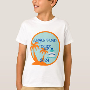 T-shirt Croisière familiale personnalisée