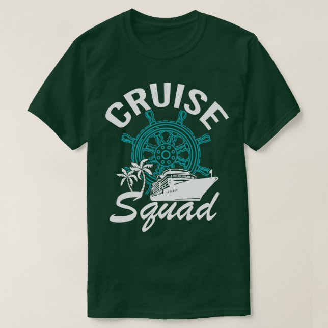 T-shirt Croisière Famille Correspondant Croisière Voyage (Design devant)