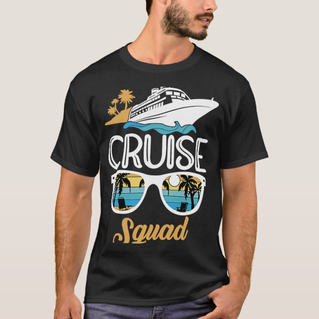 T-shirt Croisière Famille Correspondant Croisière Voyage V (Devant)