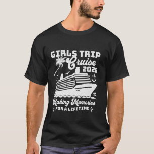 T-shirt Croisière Filles 2026 Groupe Familial Vacances Cor