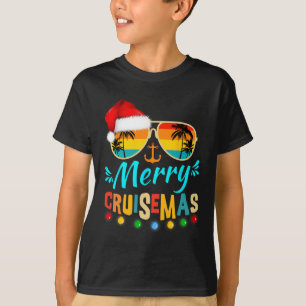 T-shirt Croisière Joyeuse Noël Père Noël Reindeer