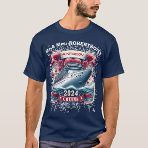 T-shirt Croisière lune de miel 2024, Mariée, Saint-Valenti