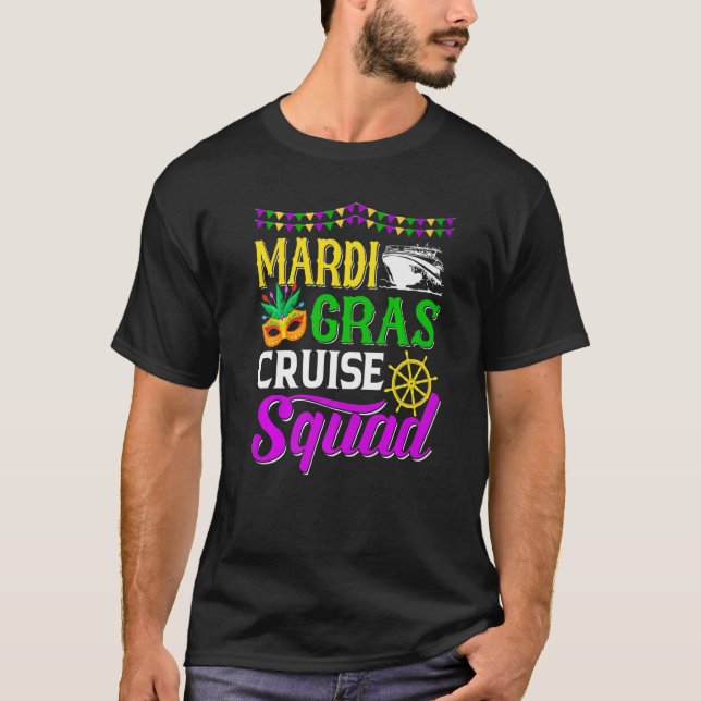 T-shirt Croisière Mardi Gras Croisière Squad Funny Festiva (Devant)