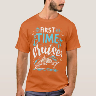 T-shirt Croisière pour femme pour la première fois Vacance