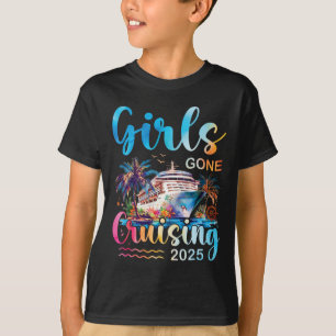 T-shirt Croisière pour filles 2025 Vacances sur un bateau